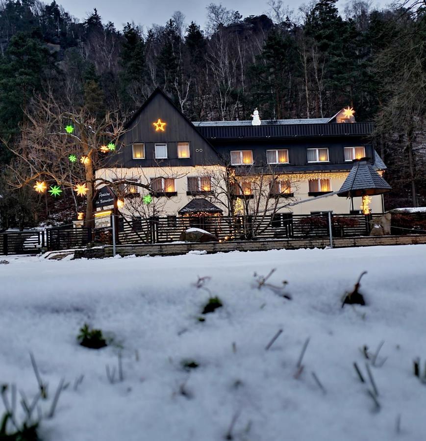 Pension Am Nationalpark Stadt Wehlen Exterior foto